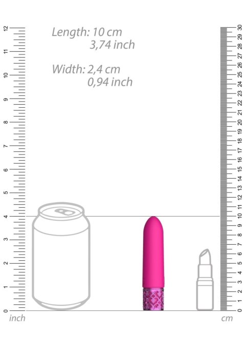 Imperial - Rechargeable Silicone Bullet - Pink Royal Gems Imperial - Rechargeable Silicone Bullet - Pink Royal Gems