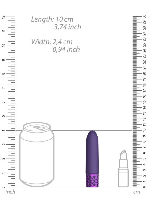 Imperial - Rechargeable Silicone Bullet - Purple Royal Gems Imperial - Rechargeable Silicone Bullet - Purple Royal Gems