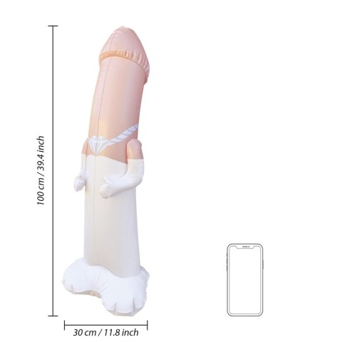Inflatable Bride Bop Bag - Flesh S-Line Inflatable Bride Bop Bag - Flesh S-Line