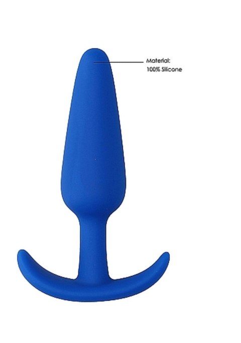 Slim Butt Plug - Blue ShotsToys Slim Butt Plug - Blue ShotsToys
