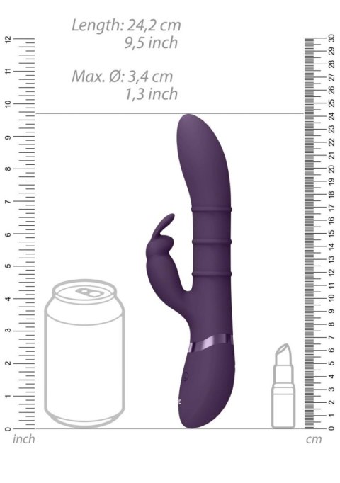 Stimulating Rings, Vibrating G-Spot Rabbit - Purple - Tester Vive