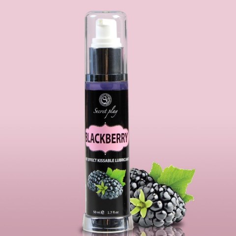 BLACKBERRY HOT EFFECT KISSABLE LUBRICANT 50 ML Secret Play BLACKBERRY HOT EFFECT KISSABLE LUBRICANT 50 ML Secret Play