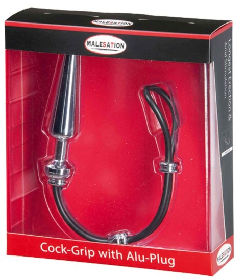 MALESATION Cock-Grip with Alu-Plug medium, chrome Malesation MALESATION Cock-Grip with Alu-Plug medium, chrome Malesation