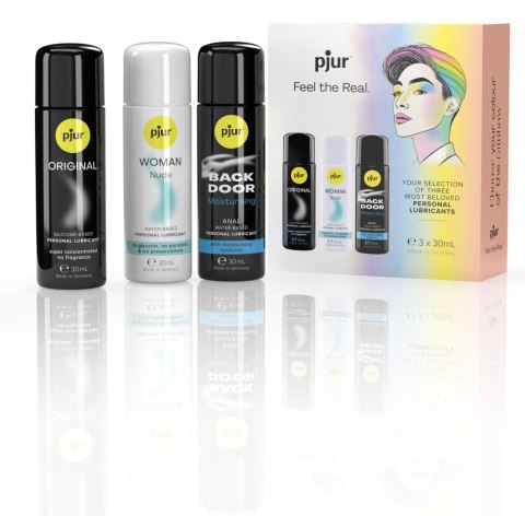 Pjur Pride Box - 1x silicone-based and 2x water-based, 30ml Pjur Pjur Pride Box - 1x silicone-based and 2x water-based, 30ml Pjur