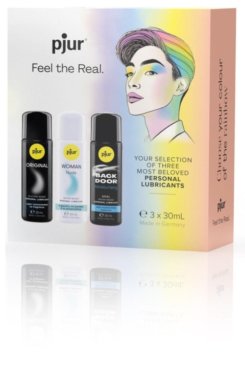 Pjur Pride Box - 1x silicone-based and 2x water-based, 30ml Pjur Pjur Pride Box - 1x silicone-based and 2x water-based, 30ml Pjur