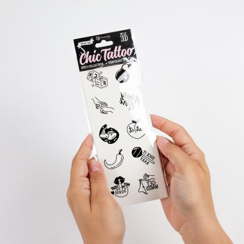 SET of 10 TEMPORARY TATTOOS - SPICY COLLECTION Secret Play SET of 10 TEMPORARY TATTOOS - SPICY COLLECTION Secret Play