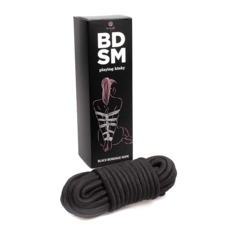 Wiązania-Black Bondage Rope BDSM Secret Play Wiązania-Black Bondage Rope BDSM Secret Play