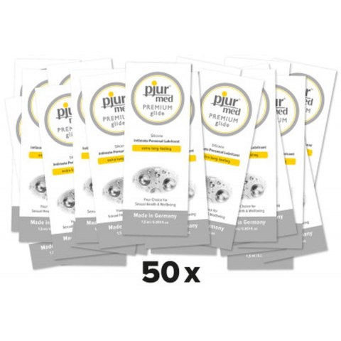 Żel-pjur Med Premium glide 1,5ml.-siliconebased lubricant - 50 sztuk Pjur Żel-pjur Med Premium glide 1,5ml.-siliconebased lubricant - 50 sztuk Pjur