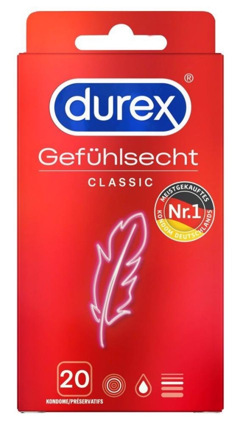 Durex Gefühlsecht Class 20 pcs Durex Durex Gefühlsecht Class 20 pcs Durex