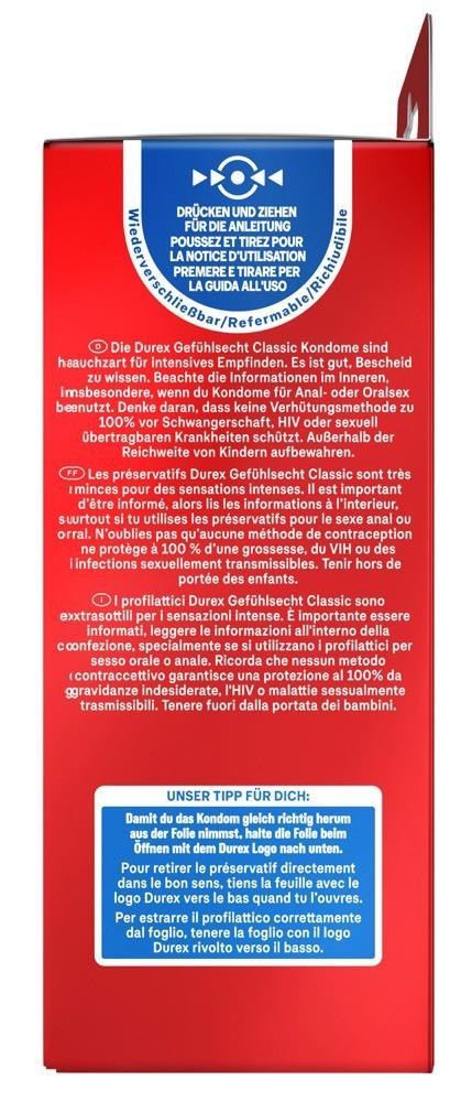 Durex Gefühlsecht Class 20 pcs Durex Durex Gefühlsecht Class 20 pcs Durex