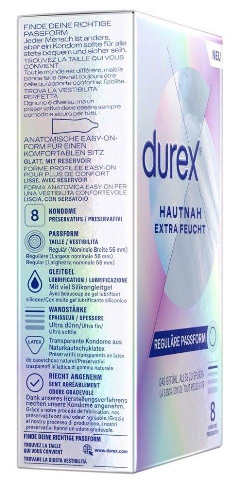 Durex Hautnah Extra Feucht 8pc Durex