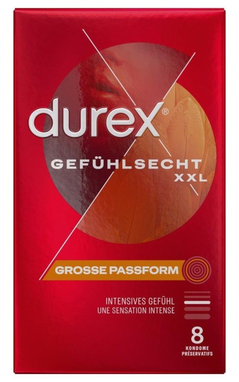 Durex gefĂĽhlsecht extra larg8 Durex