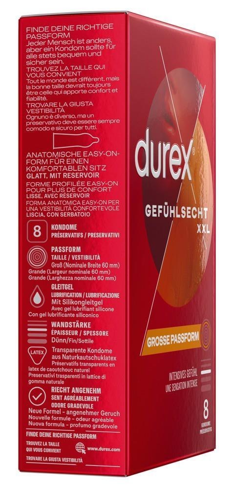 Durex gefĂĽhlsecht extra larg8 Durex
