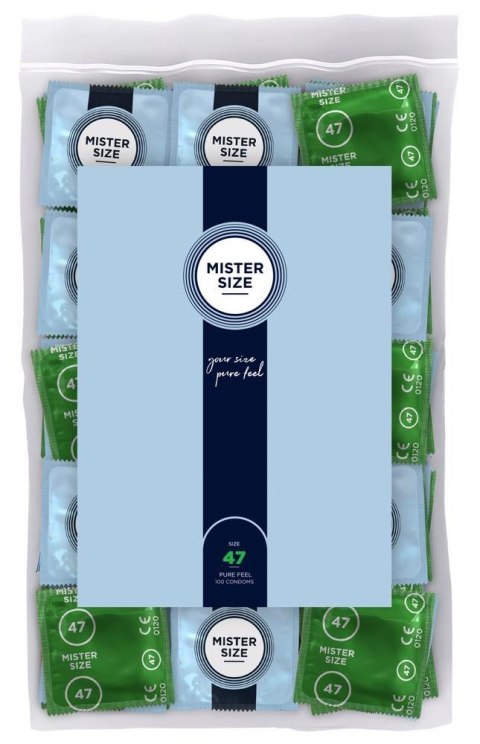 Mister Size 47mm pack of 100 MISTER SIZE Mister Size 47mm pack of 100 MISTER SIZE