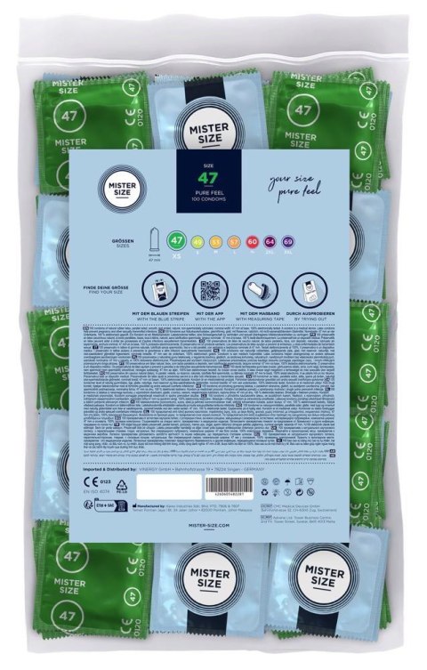 Mister Size 47mm pack of 100 MISTER SIZE Mister Size 47mm pack of 100 MISTER SIZE