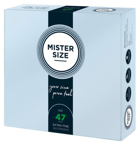 Mister Size 47mm pack of 36 MISTER SIZE Mister Size 47mm pack of 36 MISTER SIZE
