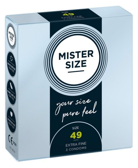 Mister Size 49mm pack of 3 MISTER SIZE Mister Size 49mm pack of 3 MISTER SIZE