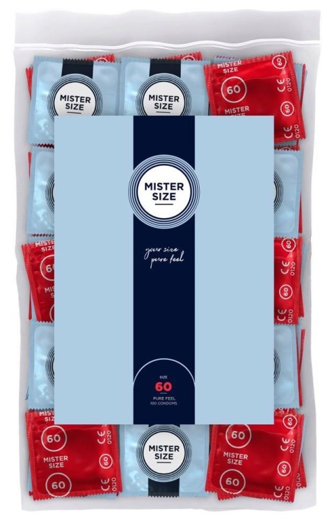 Mister Size 60mm pack of 100 MISTER SIZE Mister Size 60mm pack of 100 MISTER SIZE