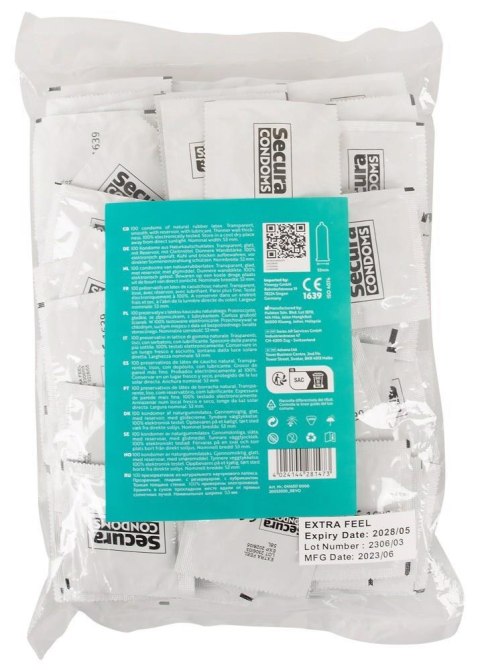 Secura Extra Feel 100pcs Bag Secura Secura Extra Feel 100pcs Bag Secura