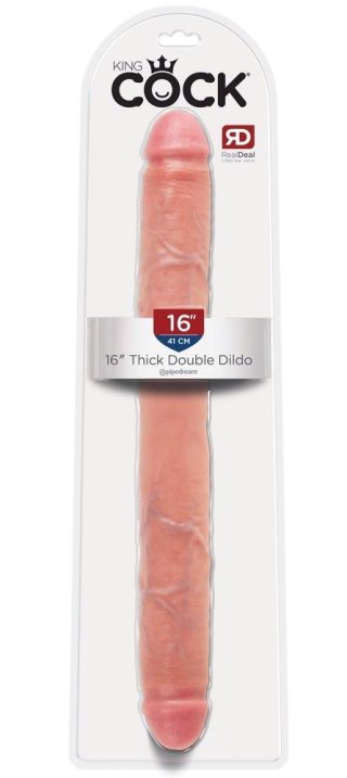 KC 16" Thick Double Dildo Ligh King Cock
