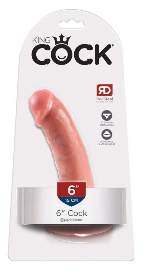 King Cock 6 inch Flesh King Cock King Cock 6 inch Flesh King Cock