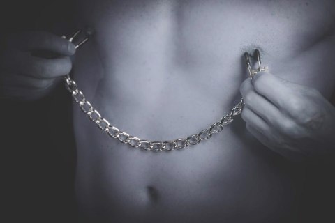 BK Chain with clamps Bad Kitty