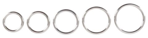 Bad Kitty Set of 5 Metal Rings Bad Kitty