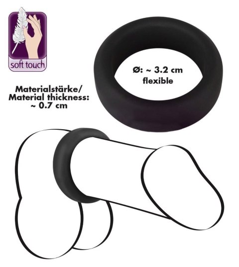 Black Velvets Cock Ring 3.2 cm Black Velvets Black Velvets Cock Ring 3.2 cm Black Velvets
