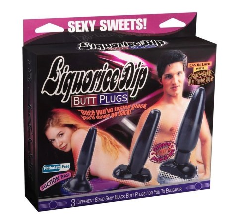 Set Liquorice Dip Butt Plugs NMC Set Liquorice Dip Butt Plugs NMC