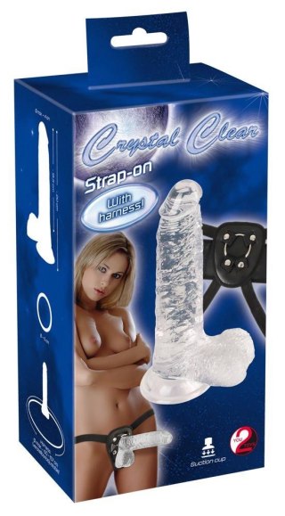 CC Strap-on with harness Crystal