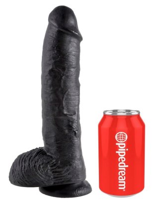 King Cock 10 inch Balls Black King Cock