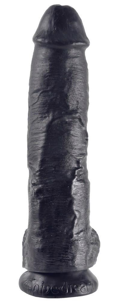 King Cock 10 inch Balls Black King Cock King Cock 10 inch Balls Black King Cock