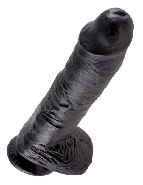 King Cock 10 inch Balls Black King Cock King Cock 10 inch Balls Black King Cock