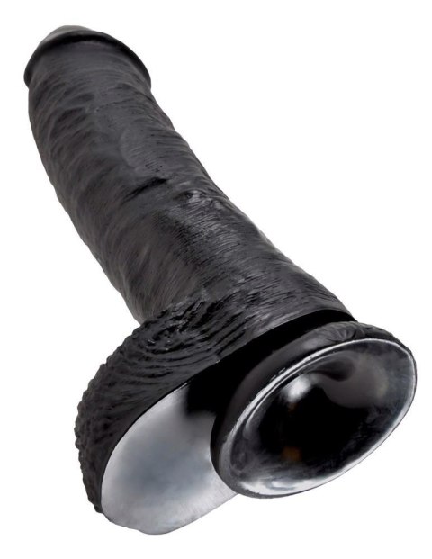 King Cock 10 inch Balls Black King Cock King Cock 10 inch Balls Black King Cock
