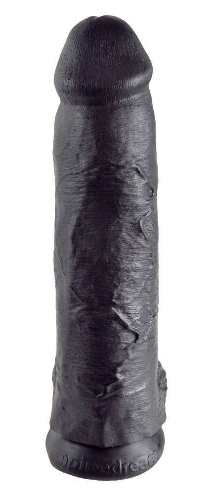 King Cock 12 inch Balls Black King Cock King Cock 12 inch Balls Black King Cock