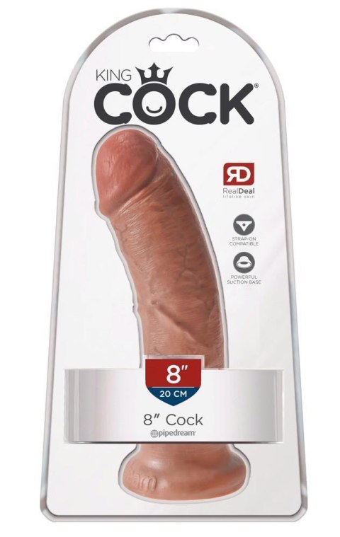 King Cock 8 inch Tan King Cock King Cock 8 inch Tan King Cock