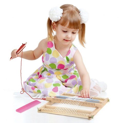 VIGA Drewniane Krosno Warsztat Tkacki Zestaw do tkania Montessori Viga Toys VIGA Drewniane Krosno Warsztat Tkacki Zestaw do tkania Montessori Viga Toys