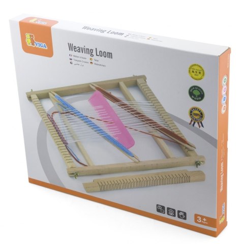 VIGA Drewniane Krosno Warsztat Tkacki Zestaw do tkania Montessori Viga Toys VIGA Drewniane Krosno Warsztat Tkacki Zestaw do tkania Montessori Viga Toys