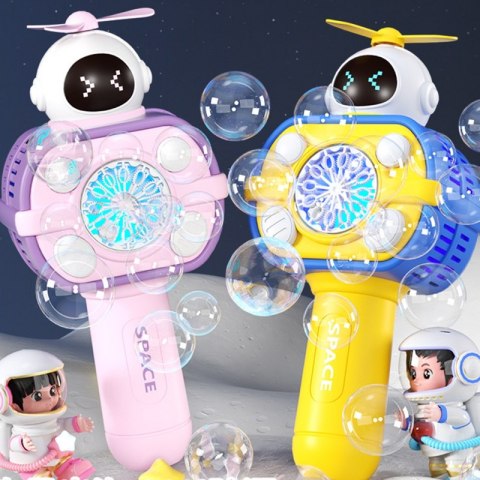WOOPIE Maszyna Astronauta do Robienia Baniek Mydlanych Różowy Woopie
