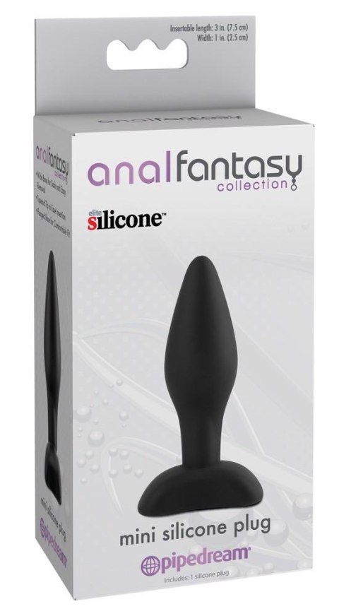 AFC Mini Silicone Plug Black Analfantasy collection AFC Mini Silicone Plug Black Analfantasy collection
