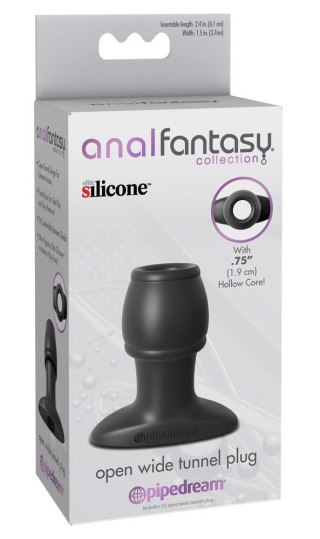 AFC Open Wide Tunnel Plug Blac Analfantasy collection