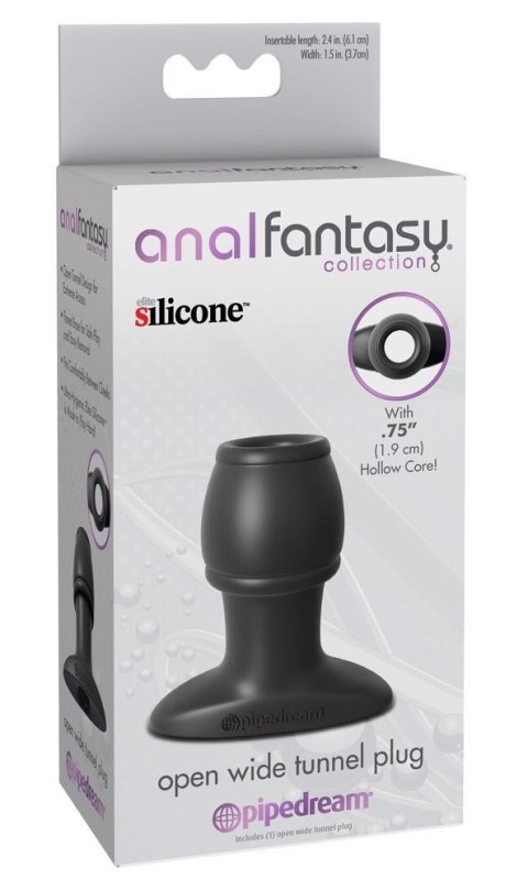 AFC Open Wide Tunnel Plug Blac Analfantasy collection