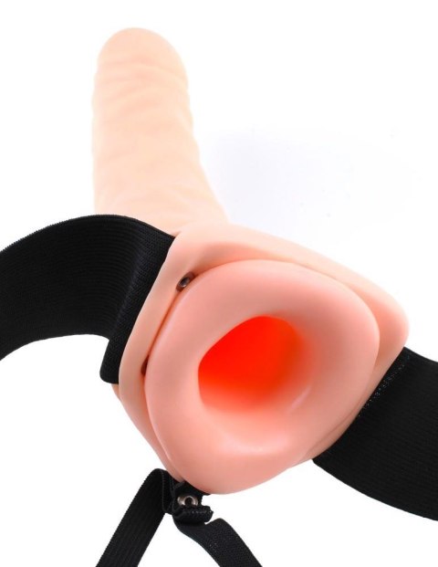 FFS 8" Hollow Strap-On Light Fetish Fantasy Series FFS 8" Hollow Strap-On Light Fetish Fantasy Series