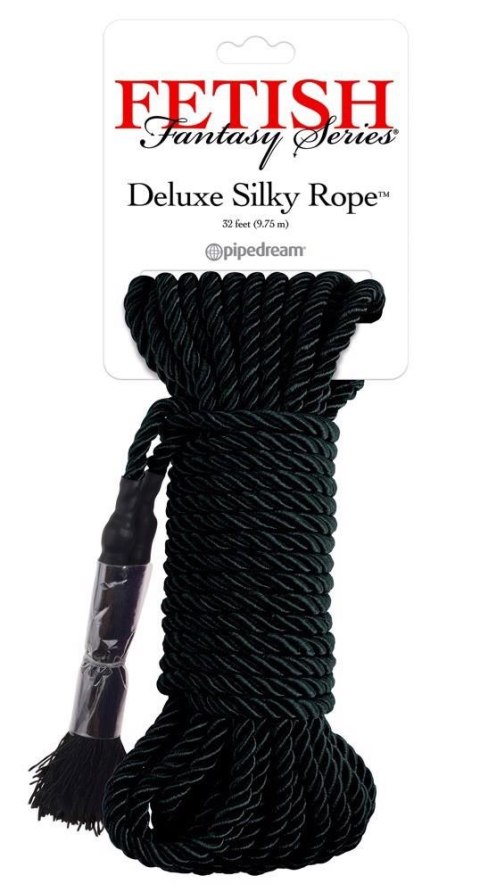 FFS Deluxe Silk Rope Black Fetish Fantasy Series FFS Deluxe Silk Rope Black Fetish Fantasy Series