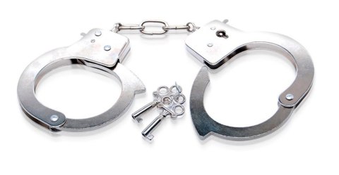 FFSLE Metal Handcuffs Silver Fetish Fantasy Series Limited Edition FFSLE Metal Handcuffs Silver Fetish Fantasy Series Limited Edition