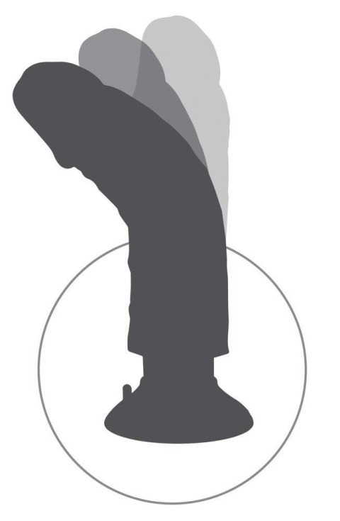 KC 10" Vibrating Cock Light King Cock