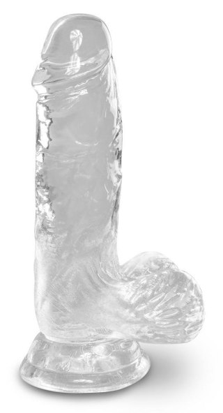 KCC 5 Cock with Balls King Cock Clear