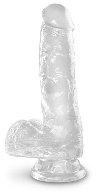 KCC 6 Cock with Balls King Cock Clear