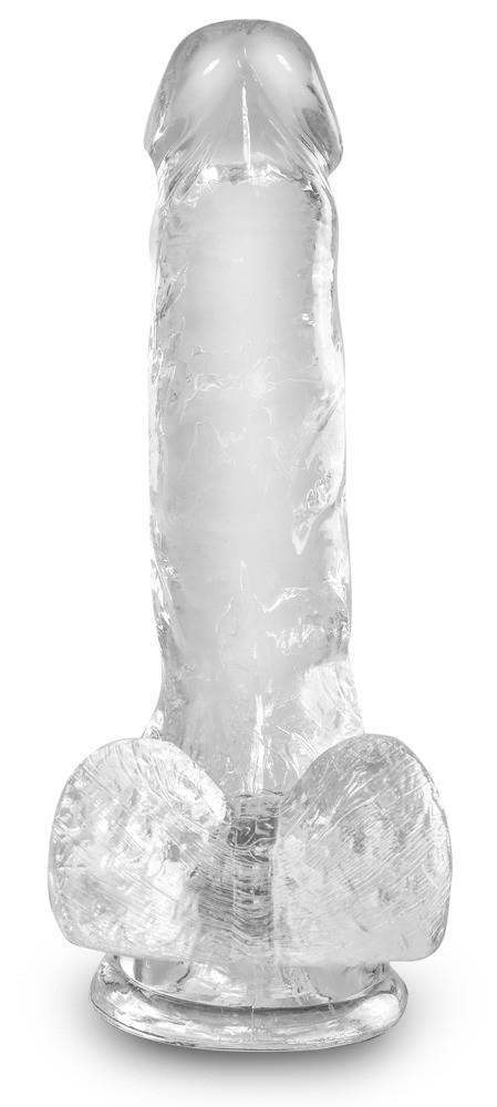 KCC 6 Cock with Balls King Cock Clear KCC 6 Cock with Balls King Cock Clear