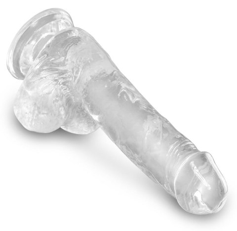 KCC 6 Cock with Balls King Cock Clear KCC 6 Cock with Balls King Cock Clear